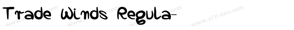 Trade Winds Regula字体转换